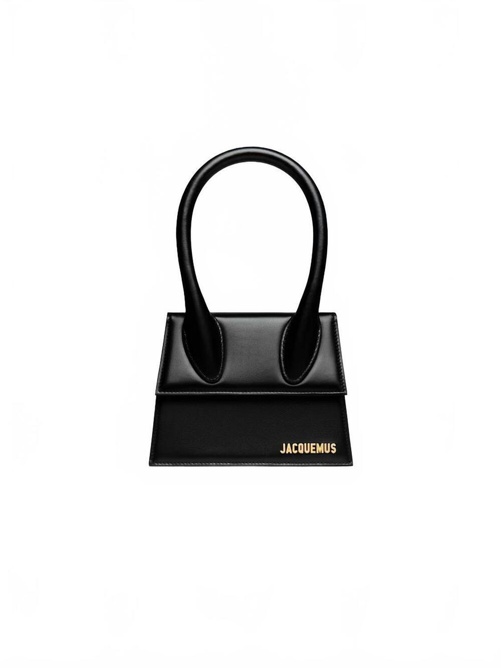 NEW JACQUEMUS women's le chiquito moyen bag in black
